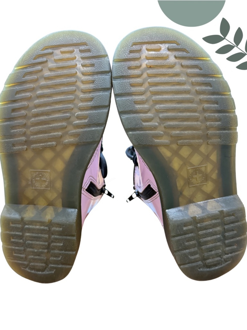 Dr. Martens 1460 J Pink Patent Boots Youth 1 - Picture 8 of 10